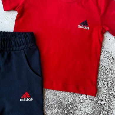 Літній костюм на хлопчика в стилі Adidas. Розмір 80 см,  86 см
