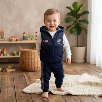 Детский костюм тройка 👶 двунитка, жилет синтепон Размер 74 см, 86 см