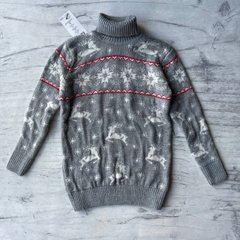 Теплий новорічний светр на хлопчика та дівчинку 33 Розмір 158 см, 164 см,