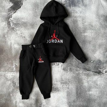 Теплий костюм на хлопчика в стилі Air Jordan 25 Розмір 86 см, 98 см, 110 см, 134 см, 158 см