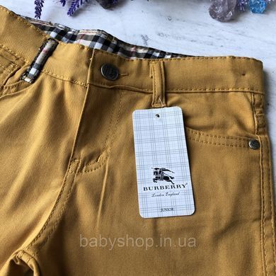 Джинсовые шорты для мальчика в стиле Burberry Размер 98 см, 104 см, 110 см, 122 см