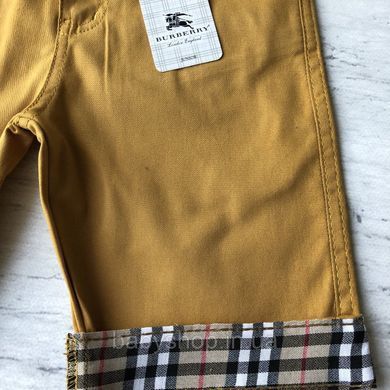 Джинсовые шорты для мальчика в стиле Burberry Размер 98 см, 104 см, 110 см, 122 см