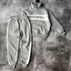 Теплий спортивний костюм для хлопчика, сірий, тринитка з начосом &mdash; розмір 152 см