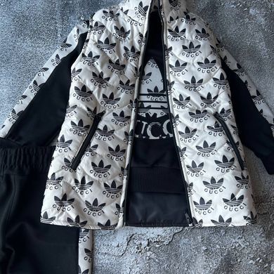Костюм на хлопчика трійка з жилеткою в стилі Adidas 30 Розмір 98 см, 146 см