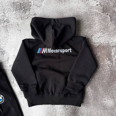 Дитячий костюм на дівчинку в стилі PUMA BMW Motorsport 81 Розмір 68 см, 74 см, 80 см, 86 см  Чорний