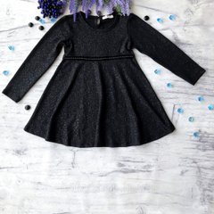 Детское черное платье Breeze для девочки 172. Размер 110 см