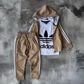 Спортивний костюм на хлопчика в стилі Adidas 697 Розмір  122 см