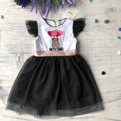 Дитяче літнє плаття в стилі Moschino. Розмір 86 см,  98 см, 104 см, 116 см