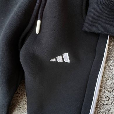 Теплый спортивный костюм для мальчика в стиле Adidas с начесом 4 Размер 92 см, 98 см, 104 см, 116 см Синий