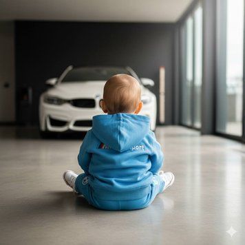 Дитячий костюм на хлопчика в стилі PUMA BMW Motorsport 8 Розмір 68 см, 74 см, 80 см, 86 см