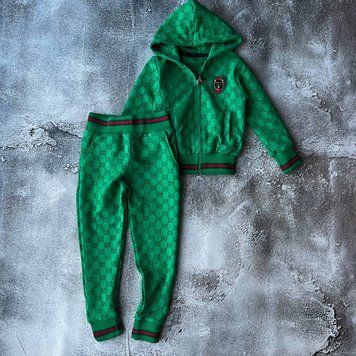 Костюм на дівчинку в стилі Gucci 24. Розмір 92 см, 104 см, 116 см, 140 см, 152 см