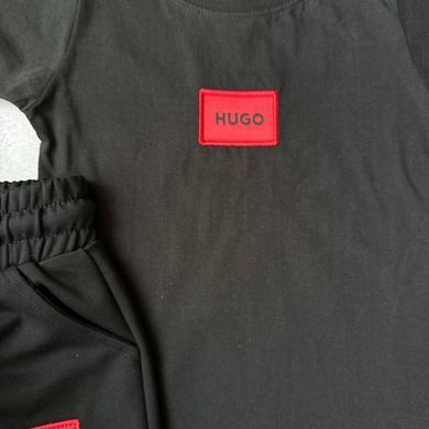 Літній костюм на хлопчика з кепкою в стилі HUGO BOSS 2 Розмір 86 см, 98 см, 110 см, 122 см, 134 см, 146 см, 158 см, 164 см