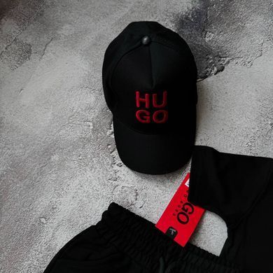 Літній костюм на хлопчика з кепкою в стилі HUGO BOSS 2 Розмір 86 см, 98 см, 110 см, 122 см, 134 см, 146 см, 158 см, 164 см