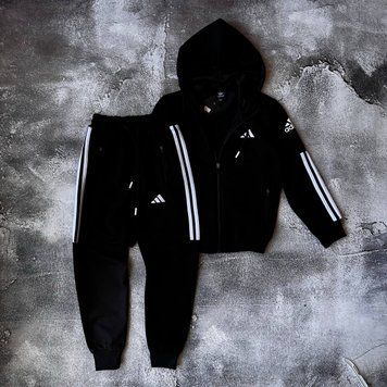 Спортивний костюм на хлопчика підлітка в стилі adidas 2 Розмір 164 см