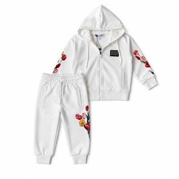 Детский костюм для девочки в стиле Dolce&Gabbana Размер 92 см, 98 см, 104 см, 116 см, 128 см, 158 см