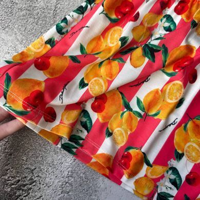 Літнє плаття на дівчинку в стилі Dolce&Gabbana 2 Розмір 86 см, 92 см, 98 см, 104 см, 122 см