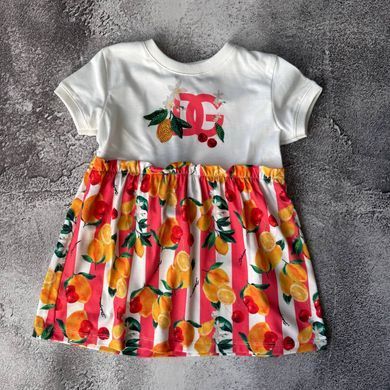Літнє плаття на дівчинку в стилі Dolce&Gabbana 2 Розмір 86 см, 92 см, 98 см, 104 см, 122 см