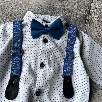 Элегантный крестильный костюм для мальчика в нежном голубом цвете 💙 Размер  68 см, 74 см, 86 см